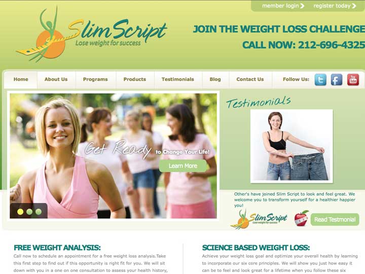 slim script web design