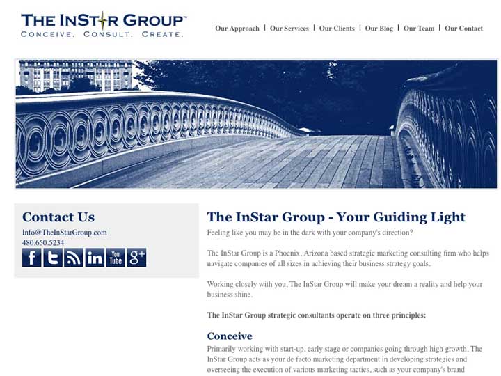 instar group web design