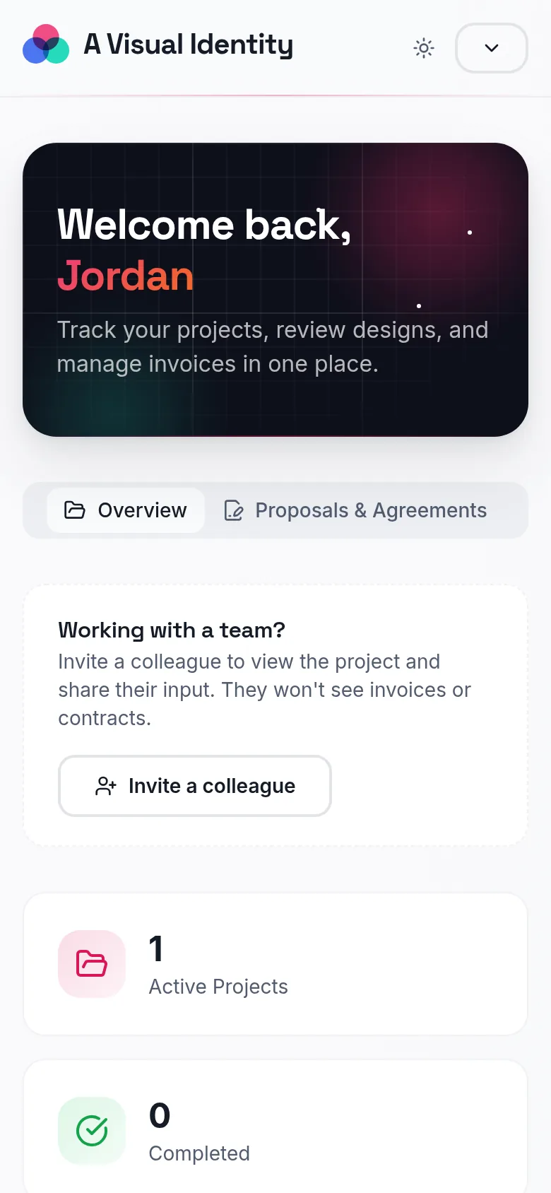 The whole portal works from a phone