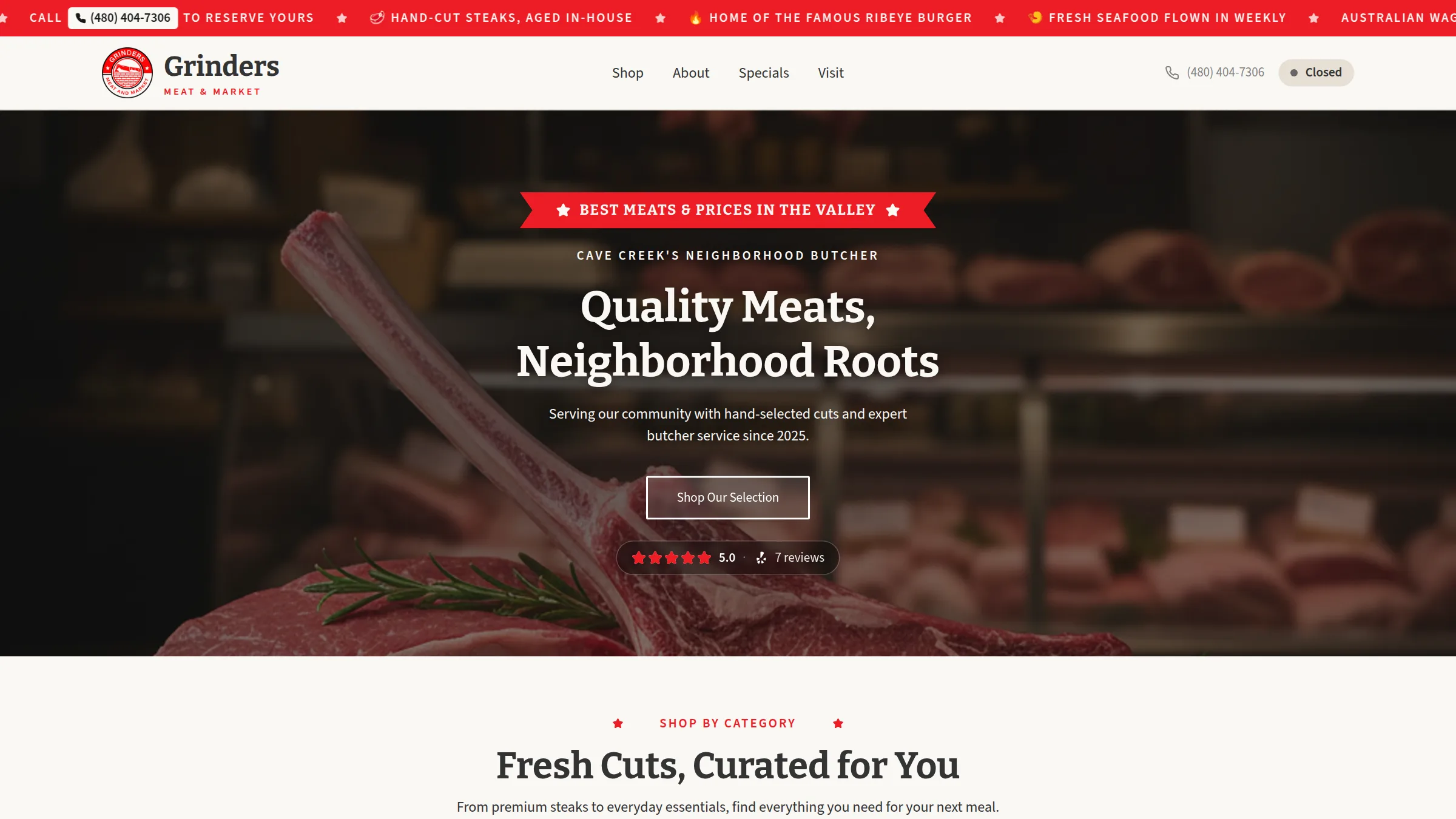 Grinders Meat & Market