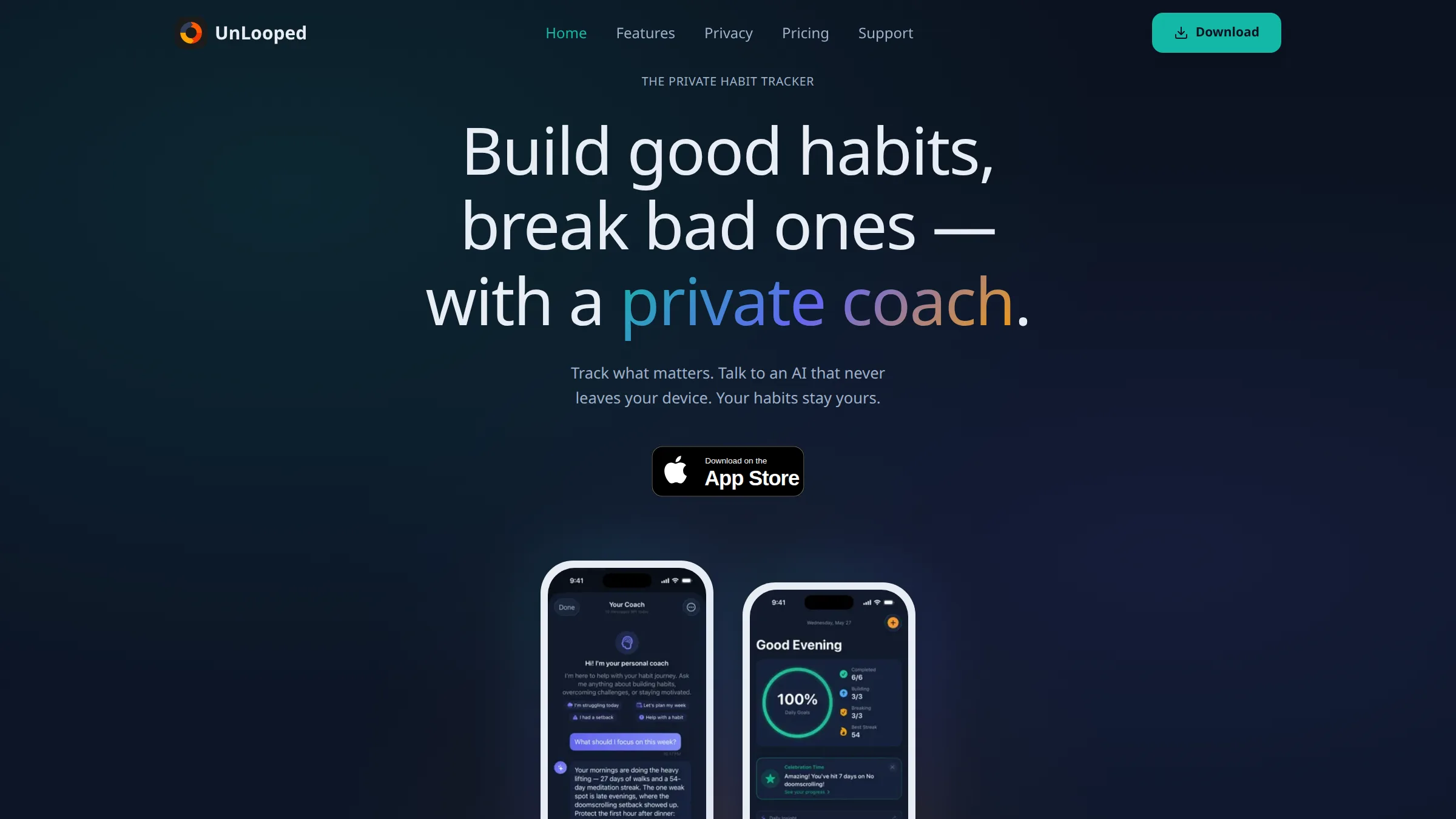 UnLooped Website